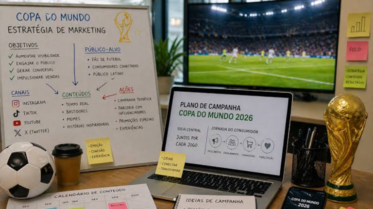 Copa do Mundo de 2026 impulsiona estratégias de marketing de guerrilha, gamificação e co-branding no setor de franquias  
